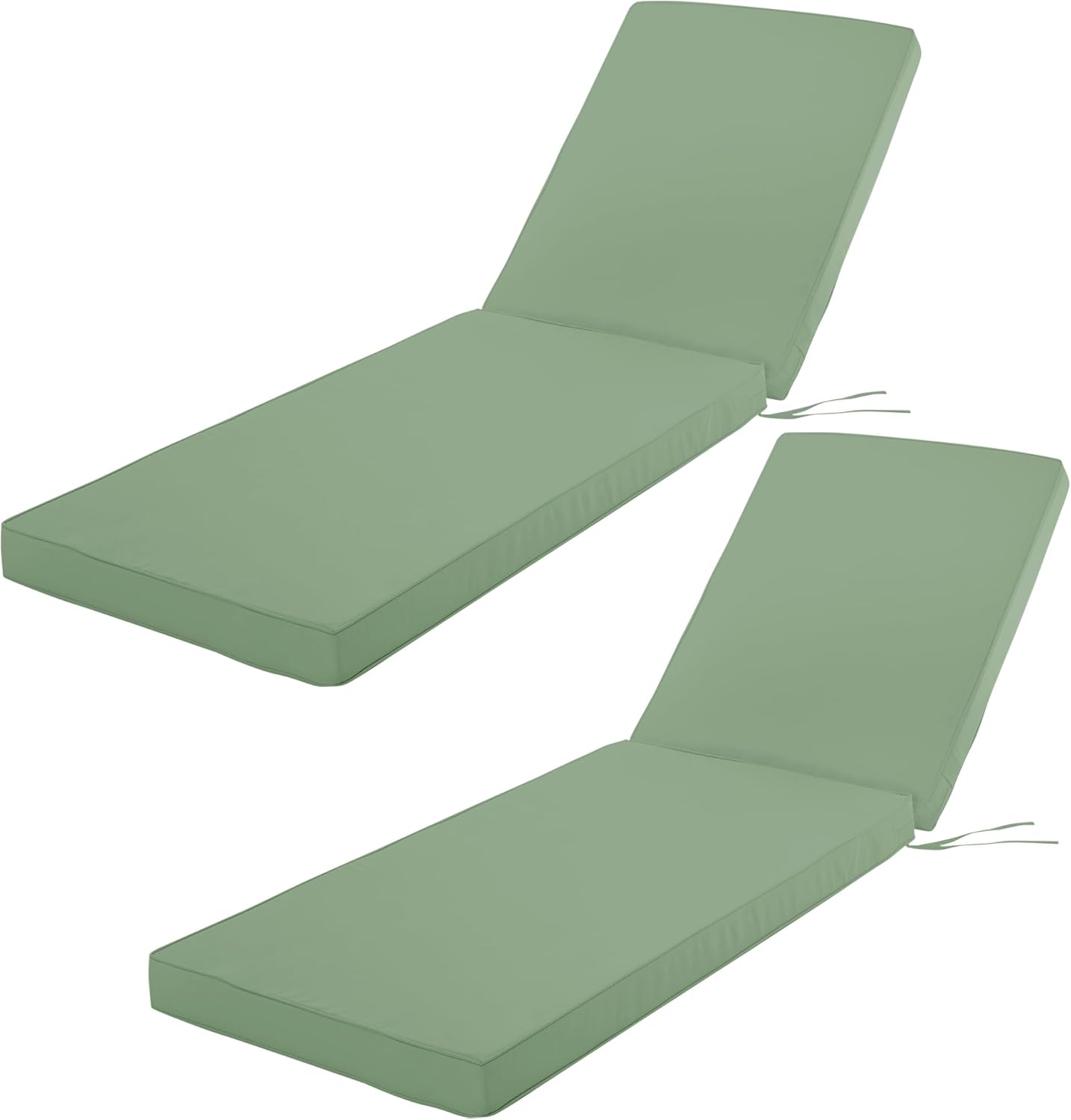 Chaise Lounge Cushion for Outdoor Furniture, Waterproof Fade and Tear Resistant Lounge Deck Chair Cushions for Patio Lawn Pool Resort Hotel, 72x21x3 Inch, Navy