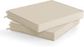 Outdoor Chair Cushions Set of 6: Waterproof & Fade Resistant Seat Cushion for Patio Furniture - 18.5 x 16 x 2 Inch Chair Pads with Ties and Hidden Zipper - Patio Chair Cushion Replacement, Beige