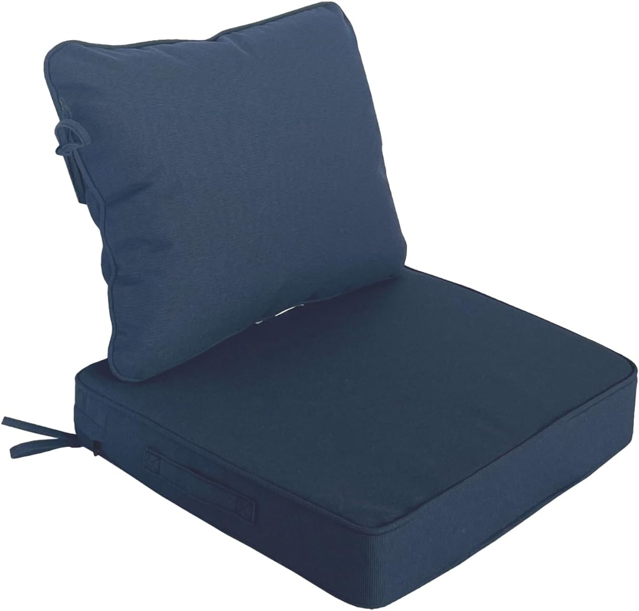 20"x20" Outdoor Universal Cushion Set of 1, Patio Cushions with Handles & Tiesi, Water-Proof Stain-Resistant UV Resistant Weather Resistant High Resilience Foam with YKK Zippers,Chili