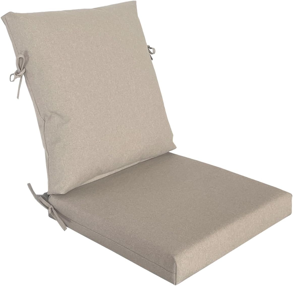 20"x20" Outdoor Universal Cushion Set of 1, Patio Cushions with Handles & Tiesi, Water-Proof Stain-Resistant UV Resistant Weather Resistant High Resilience Foam with YKK Zippers,Chili