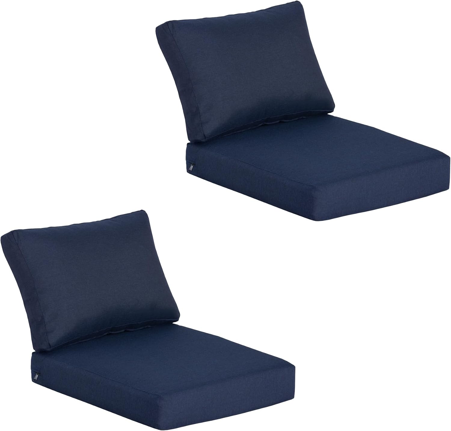 20"x20" Outdoor Universal Cushion Set of 1, Patio Cushions with Handles & Tiesi, Water-Proof Stain-Resistant UV Resistant Weather Resistant High Resilience Foam with YKK Zippers,Chili