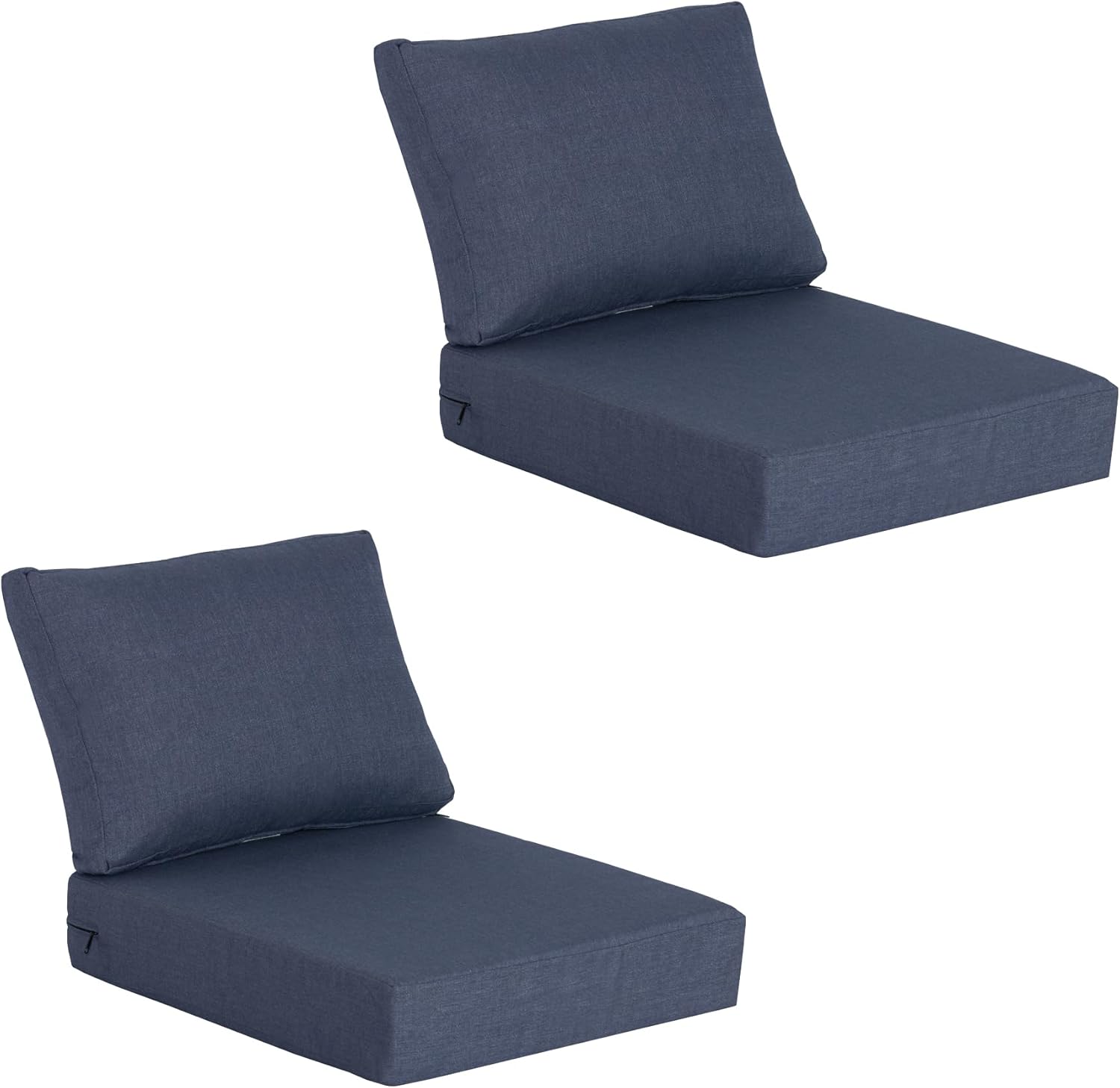 20"x20" Outdoor Universal Cushion Set of 1, Patio Cushions with Handles & Tiesi, Water-Proof Stain-Resistant UV Resistant Weather Resistant High Resilience Foam with YKK Zippers,Chili