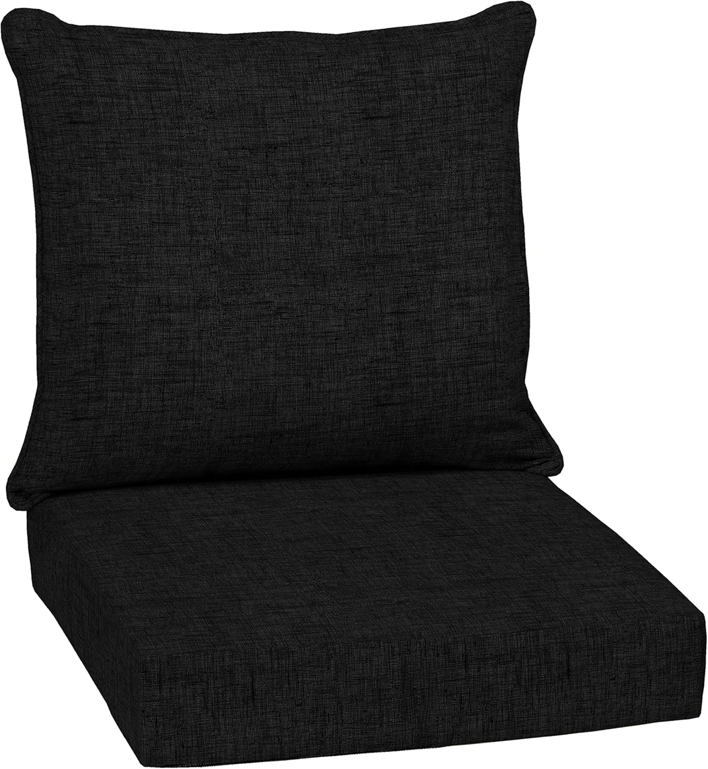 Arden Outdoor Deep Seat Cushion Set, 24 in x 24 in, Weather-Proof, Rain-Proof, Fade Resistant Patio Cushion for Chair, Sofa, and Couch Sapphire Blue Leala