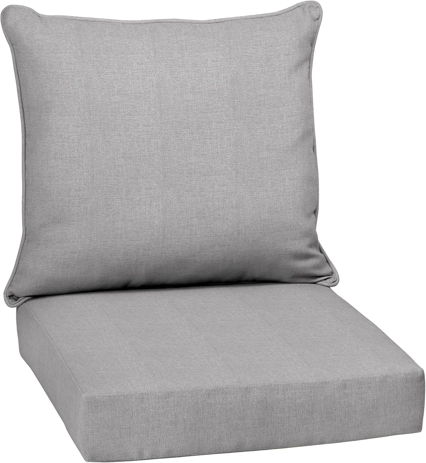 Arden Outdoor Deep Seat Cushion Set, 24 in x 24 in, Weather-Proof, Rain-Proof, Fade Resistant Patio Cushion for Chair, Sofa, and Couch Sapphire Blue Leala